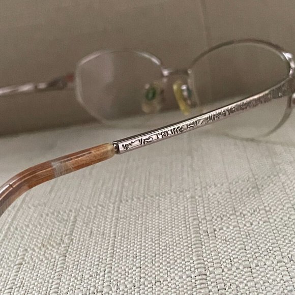 Sophia Loren Zyloware Eyeglasses Rose Gold Tone Half Rim Glasses 54[]18 135 - Picture 7 of 12